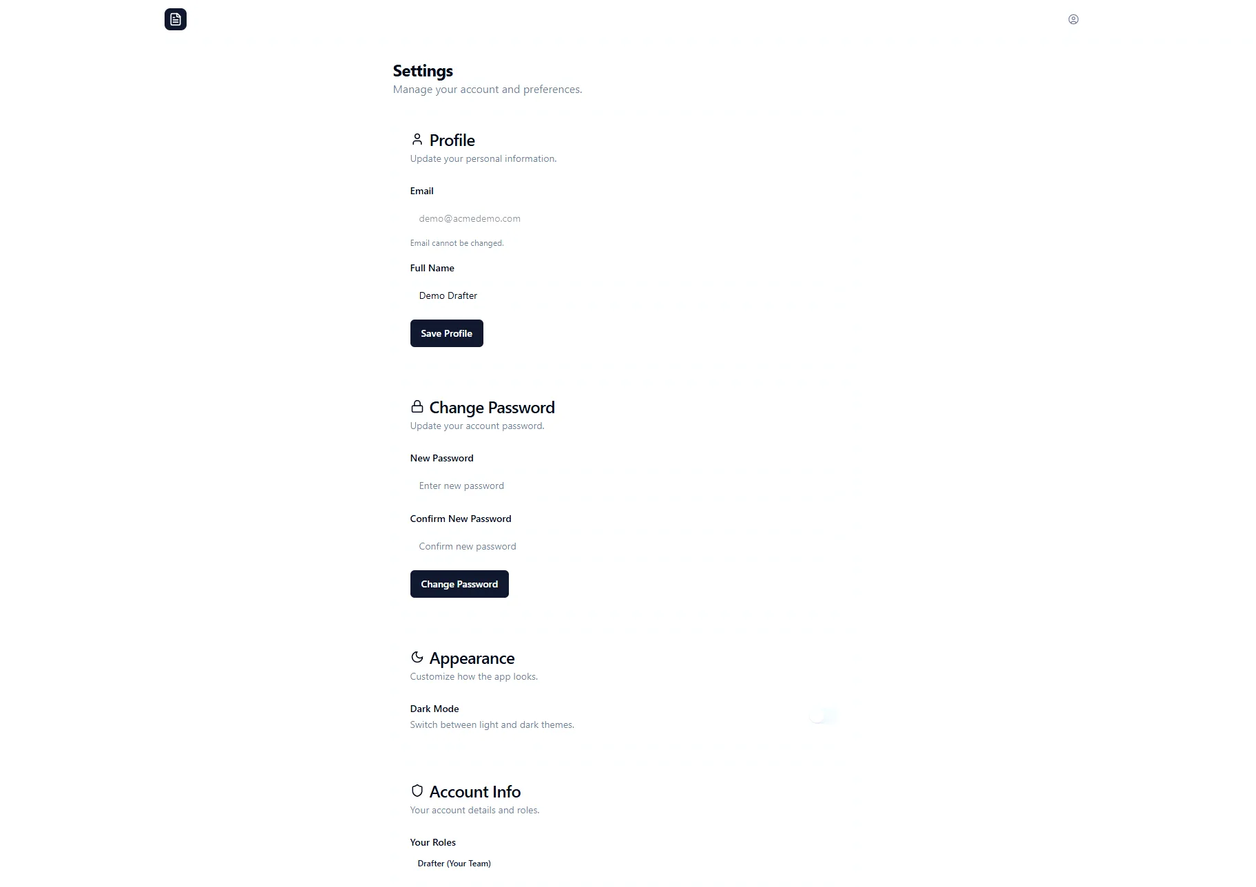 docISU account settings